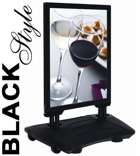 Kundenstopper Swingmaster - Black Edition