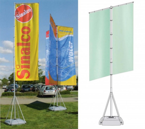 T-Pole® 100 zweiseitig